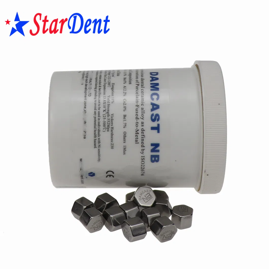 Dental Damcast Nb Ceramic Alloy Nickel-Chrome with Beryllium