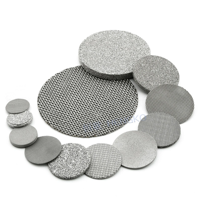 Porous Powder Sintered Stainless Steel, Titanium, Bronze Metal Filter, Filter Disc