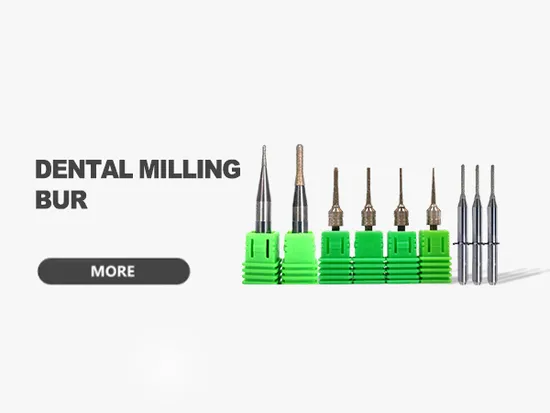 CAD Cam Zirconia Milling Bur Dental Burs Diamond