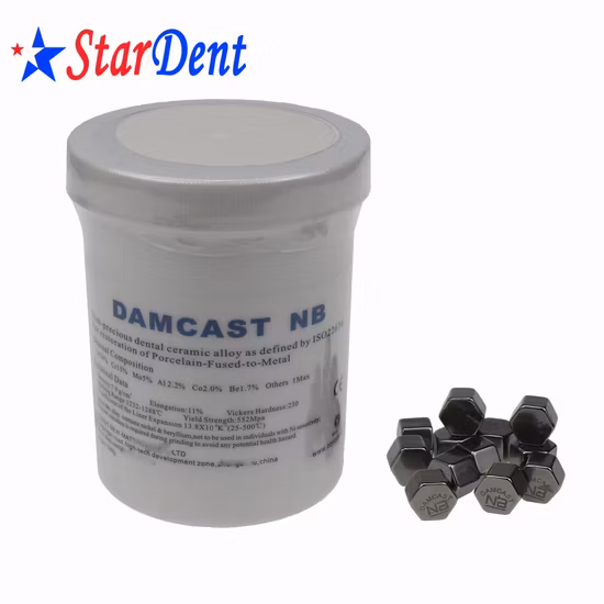 Dental Lab Denture Material Damcast Nb Metal Dental Alloy