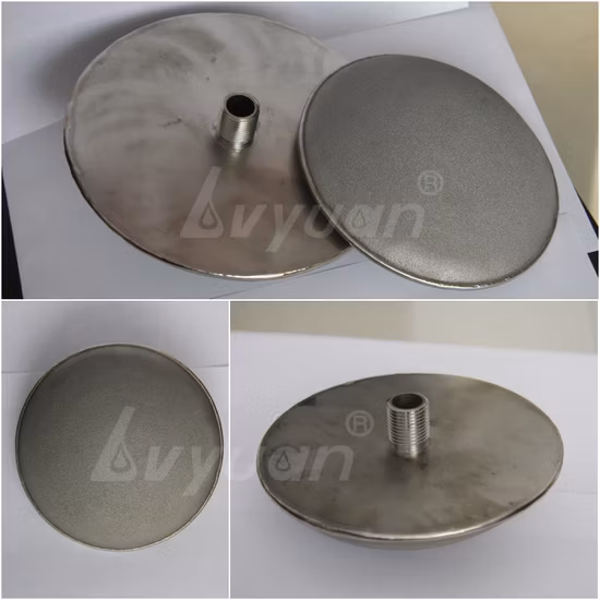 Various Dimension Porous Sintered Titanium Plate Metal Powder Sintering Filter Disc for Water Filter Discs Disk Aerator