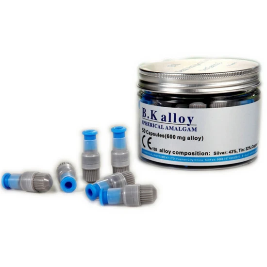 600mg Spill2 Amalgam Capsule Mixer Amalgamtor Filling Material Dental Amalgam Capsule Alloy Price